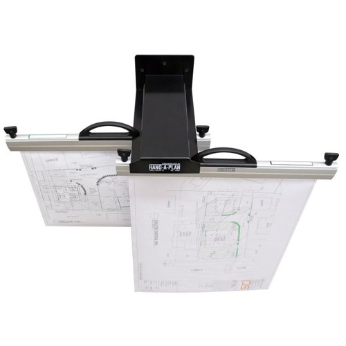 Arnos Hang-A-Plan filing systems are perfect for storing plans, drawings, and other large flat sheets and materials such as maps and charts, posters and prints, or even sample swatches of wallpaper, gift wrapping paper, curtain fabrics, clothes and carpets. This complete system contains 10x A0 Hang-A-Plan Binders (D102A) as well as a Wall Rack with the capacity to hold 10 Binders (D065)
