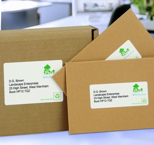 Avery LR7163-15 Recycled Address Labels 100 sheets - 14 Labels per Sheet