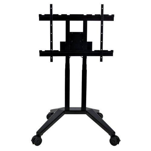 34726J | The Legamaster e-Screen touch monitor stand is designed to be ergonomic and flexible for ease of use. The stand comes largely preassembled and can be mounted within ten minutes. It is easy to transport and has a small footprint that offers maximum freedom of movement in front of your screen.The built-in anti-collision system provides protection for people and objects that may be within the range of the moving screen. The high-quality LINAK® lifting columns provide fast and effortless height adjustment. The contemporary design of the stand fits perfectly in any modern office space.High-quality castors make it easy to move even our larger size touch monitors. Additionally, the cable compartment hides messy cables and multi-sockets resulting in a neat and tidy setup.