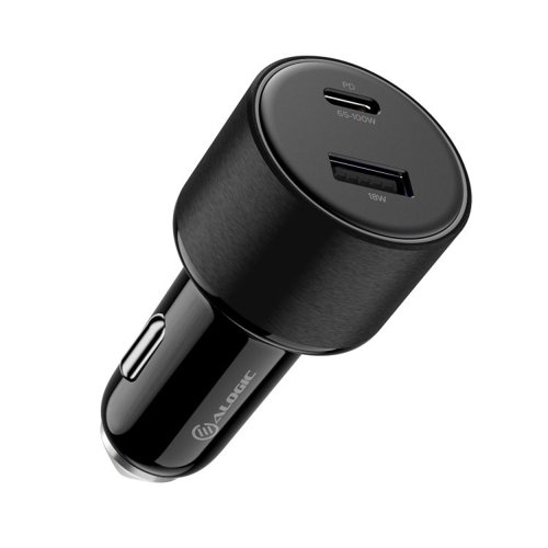 Alogic 100W Rapid Power Car Charger (USB-C + USB-A)