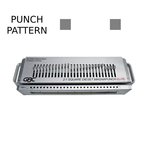 GBC 4410050 Interchangeable 2:1 Square Wire Die Set