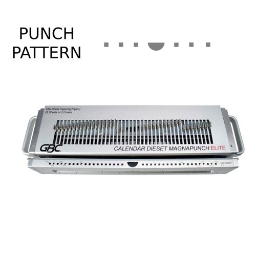 GBC 4410053 Interchangeable 3:1 Calendar Die Thumb Cut Set