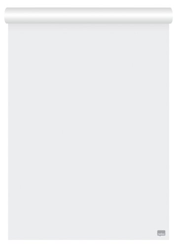 Nobo Premium Flipchart Pad 60x85cm, Dual-Sided Plain or Gridded Paper, 50 sheet, 90g/m², Rolled.