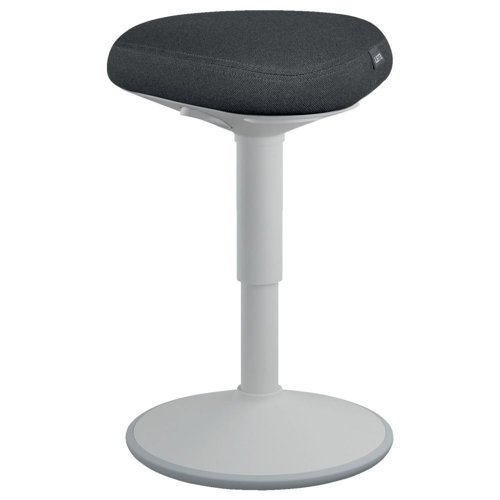 Leitz Ergo Active Sitting Stool with Comfort Seat Light Grey