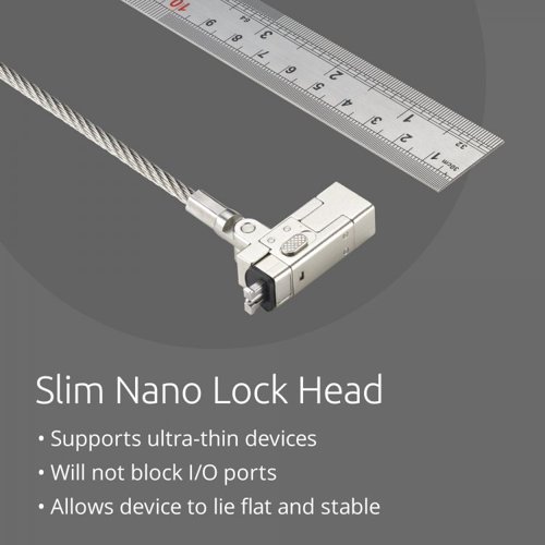 Kensington K60630WW Slim NanoSaver 2.0 EQ Keyed Laptop Lock
