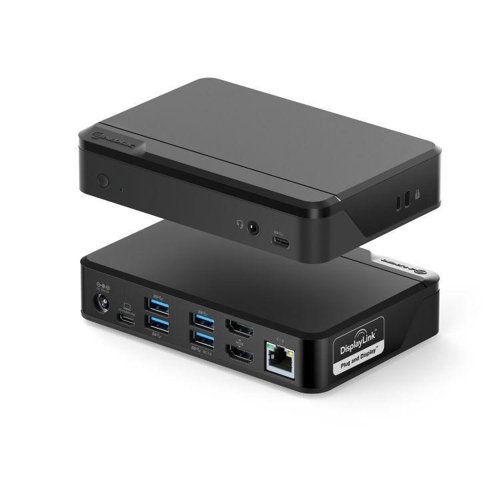 Alogic Universal Twin HD Docking Station with USB-C and USB-A Compatibility