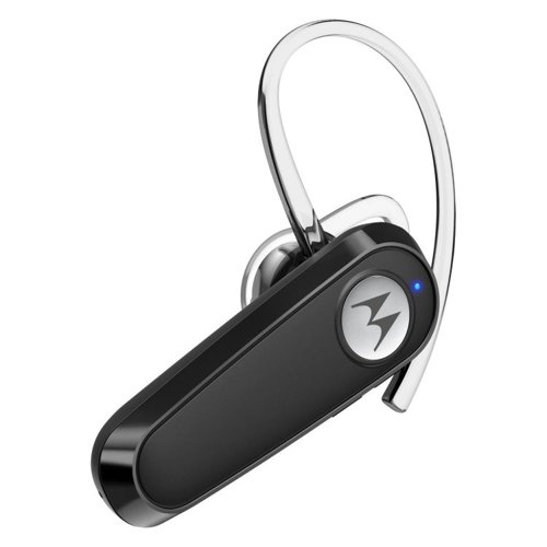 35234J | The Motorola HK126 Mono Bluetooth Headset features a portable, lightweight design with multipoint connectivity. It offers up to 8 hours of talk time and a 33-foot transmission range. Additionally, it is compatible with voice assistants. The headset comes with three soft ear caps to provide a tailored fit and includes a USB Type-C charging cable. This wireless Bluetooth headset is designed to meet all your business needs.The HK126 is exceptionally lightweight and designed for comfort. The bundle includes a soft ear cap and an ear hook to ensure a snug, slip-free fit, so you won't have to worry about the headset falling out while you're on the go.With a single charge, this Bluetooth headset allows you to make calls for up to 8 hours continuously and has a transmission range of up to 33 feet.EasyPair technology enables seamless switching between your Bluetooth-connected devices and the headset, thanks to its integrated multipoint technology.