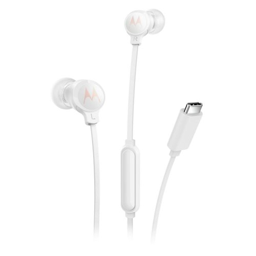 35236J | USB Type-C in-ear headphones with in-line controls and a microphone offer the fit and comfort you expect from traditional earbuds, all wrapped in a design optimized for high-quality sound. The 9.4mm drivers provide exceptional audio quality, while the ergonomic design and angled acoustic tube ensure a comfortable, lightweight fit, so you can enjoy your music anytime, anywhere.With large 9.4mm drivers, these USB-C in-ear headphones deliver a crystal-clear sound experience. The built-in bass port provides deep bass, enhancing your overall listening experience.The soft, flat cable helps keep your headphone cord tangle-free, and the USB Type-C plug offers added protection and durability. A cable clip is included to stabilize the cord and minimize unwanted noise and interruptions during use.The angled acoustic tube ensures a comfortable fit, and the headphones come with three sizes of ear tips to provide a customized fit. With the built-in microphone and in-line controls, you can effortlessly switch between music and phone calls, ensuring you never miss a call again.
