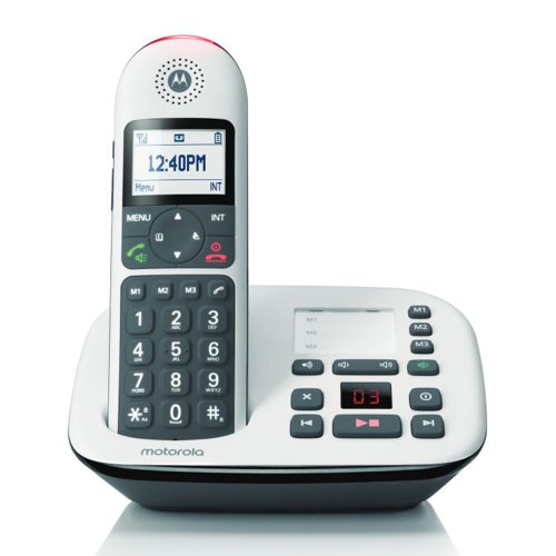 Motorola CD5011 Digital Cordless Single Big Button DECT TAM