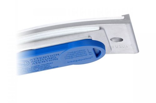 Avery 4835S-M Polar Name Badges - Matt Steel with Magnet