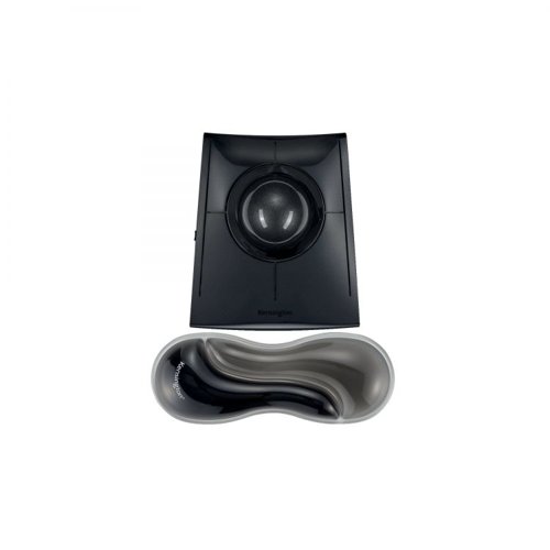 Kensington K62438WW Slim Duo Gel Mouse Trackball Grey Wrist Rest