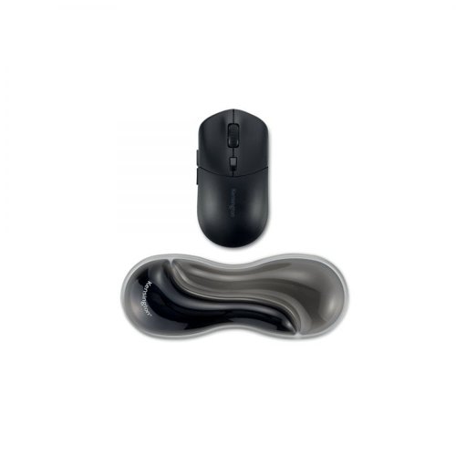 Kensington K62438WW Slim Duo Gel Mouse Trackball Grey Wrist Rest