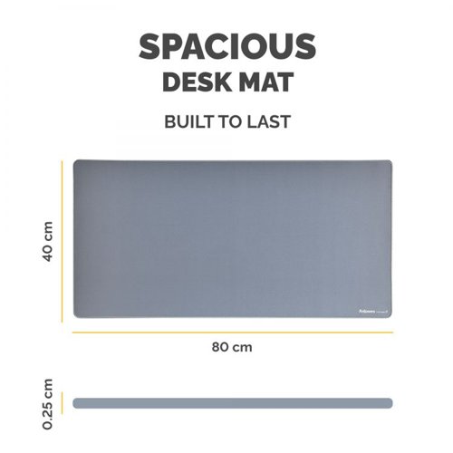 Fellowes Breyta Desk Mat with Antibacterial Protection Marine