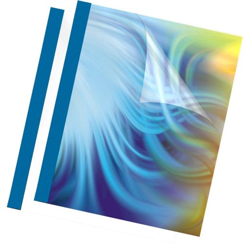Fellowes 53176 3mm Prestige Thermal Binding Cover - Blue Binding Machine Supplies 35670J Active Group  | Business Supplies. Workwear. Furniture. Promotional Merchandise. Business Technology