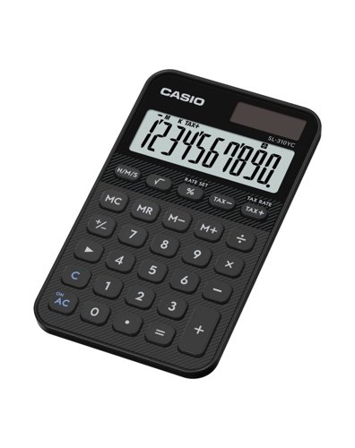 Casio SL-310YC Handheld Calculator Black
