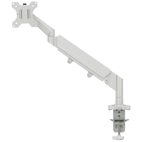Leitz Ergo Space Saving Single Monitor Arm Light Grey