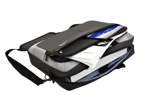 35750J | *** CLEARANCE ITEM - LIMITED STOCK AVAILABILITY AT THIS PRICE ***This laptop case is designed to carry and protect 17.2” laptops and tablets. It features comfortable carry handles and an adjustable shoulder strap, offering large capacity for files and paperwork.