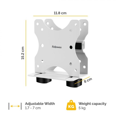 Fellowes VESA Thin Client holder White