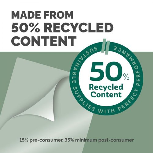 Fellowes Recycled A5 Gloss Lam Pouch 100pk