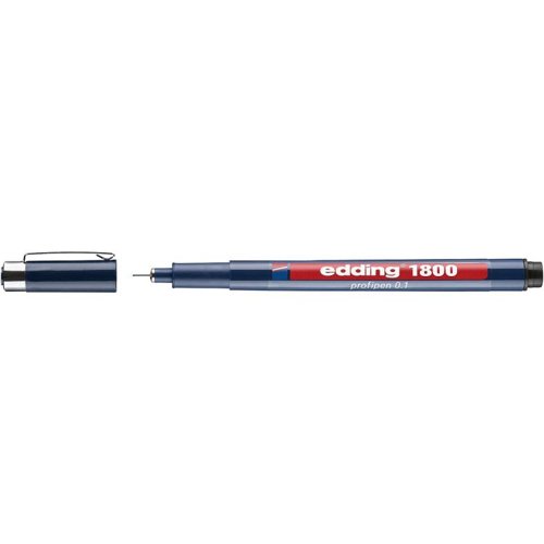 35930J | Precision fineliner designed for writing and detailed sketching on light-coloured paper. The metal-framed plastic nib comes in stroke widths of 0.1 mm (equivalent to 0.25 mm), 0.3 mm (equivalent to 0.35 mm), 0.5 mm, and 0.7 mm. The pigment ink is waterproof and highly lightfast. Available colours include black, red, blue, and green.This fineliner is easy and clean to use, making it perfect for uncomplicated, spontaneous creativity. The cap features a practical metal clip, allowing it to be stored on the end of the barrel, and is made from high-quality stainless steel. This is a high-quality brand product.