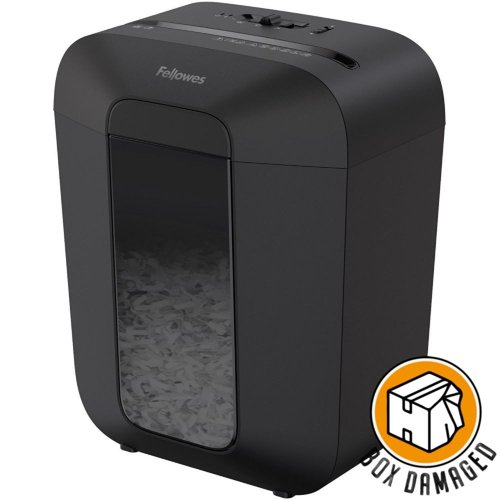 Fellowes BOX DAMAGED - Powershred LX45 Cross Cut Shredder Black