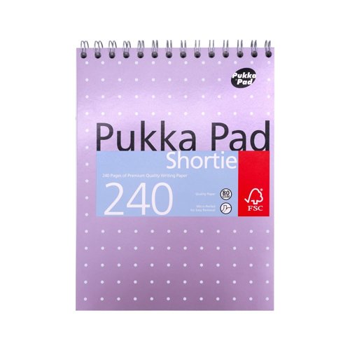 Pukka Metallic Shortie Pad FSC Mix (Pack of 3)