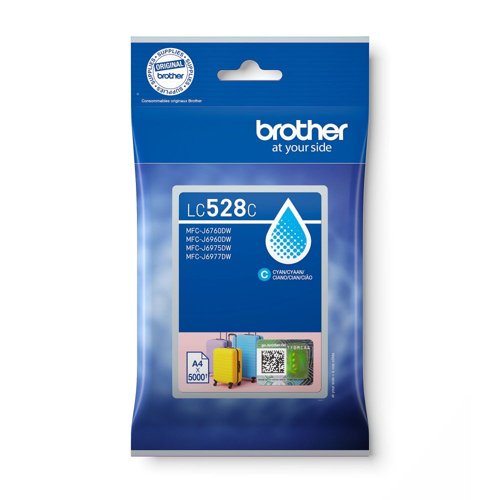 Brother LC528C Standard Cyan Ink Cartridge