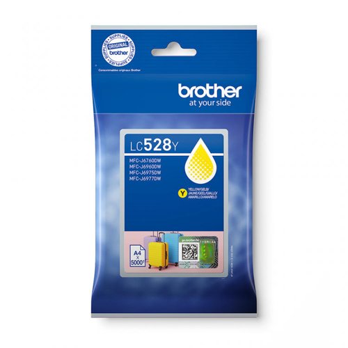 Brother LC528Y Standard Yellow Ink Cartridge
