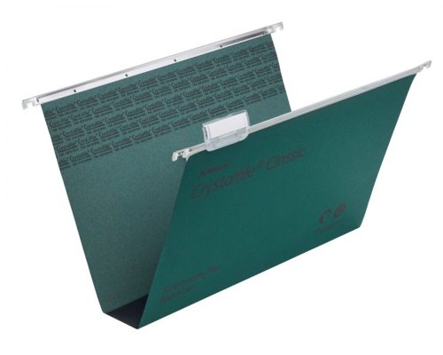 Rexel Crystalfile Classic Foolscap Suspension File  50mm V-base Pack of 50 Suspension Files 36108J Active Group  | Business Supplies. Workwear. Furniture. Promotional Merchandise. Business Technology