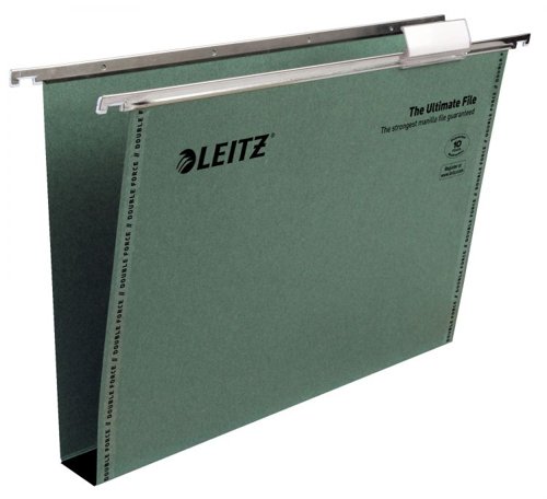 Leitz Ultimate Green Clenched Bar Suspension File pack of 50 Suspension Files 36116J Active Group  | Business Supplies. Workwear. Furniture. Promotional Merchandise. Business Technology