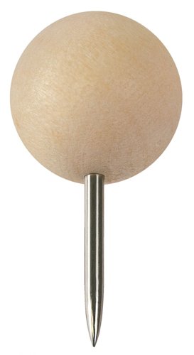 Nobo 1915709 Notice Board Wooden Push Pins - Pack of 40 Notice Board Accessories 36131J Active Group  | Business Supplies. Workwear. Furniture. Promotional Merchandise. Business Technology