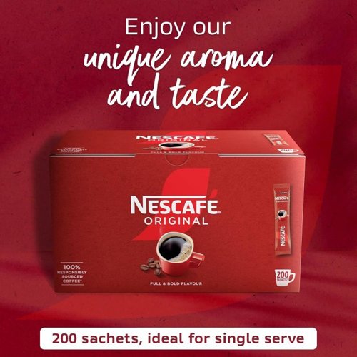 NESCAFE Original Coffee Sachets 200 Sachets