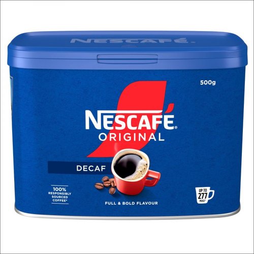 NESCAFE Original Decaf Coffee 500g Tin