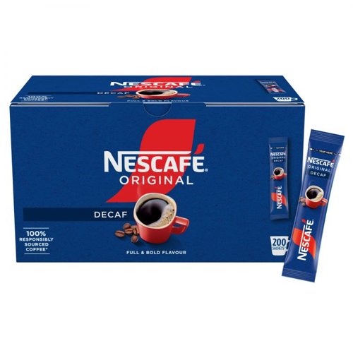 NESCAFE Original Decaf Coffee 200 Sachets