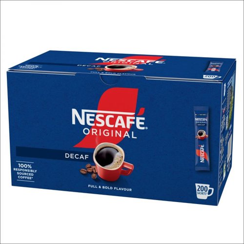 NESCAFE Original Decaf Coffee 200 Sachets