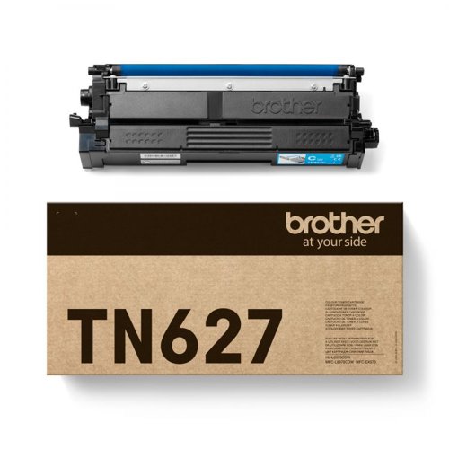 Brother TN627C Ultra High Yield Cyan Toner Cartridge 10,000 page Yield
