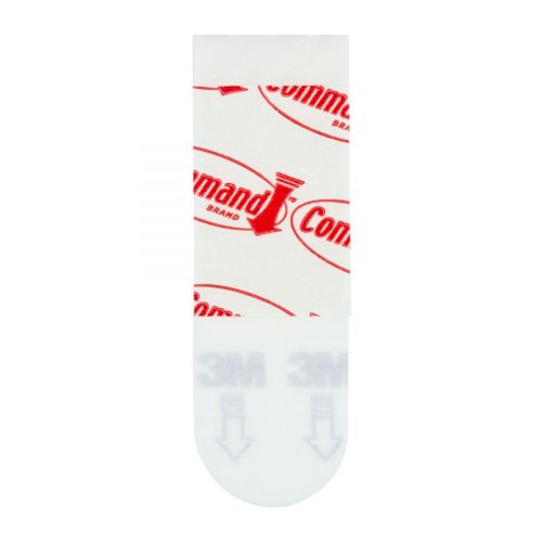 Command Pack of 12 Small Poster Strips White