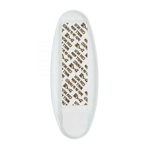 Command Pack of 2 Medium Oval Hooks With Command Strips White