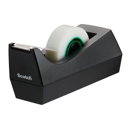 Scotch Dispenser C38 Black + 3 Rolls Scotch Magic 19 mm x 33 m