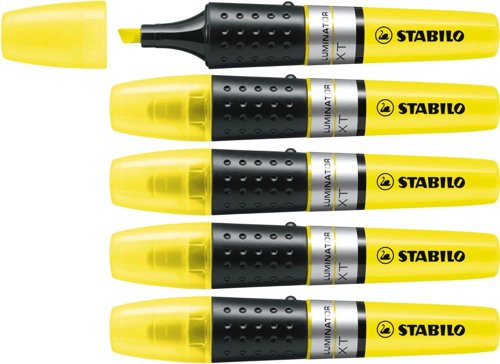 STABILO LUMINATOR Highlighter Pack of 5 Yellow