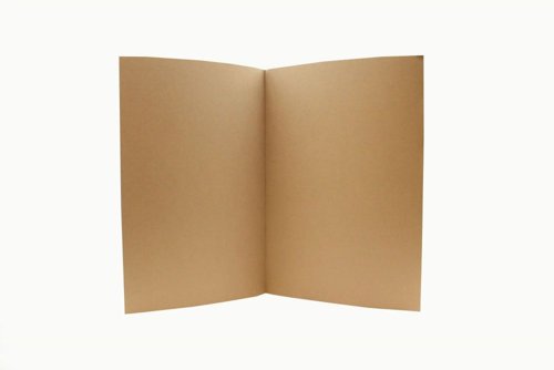 Exacompta Guildhall 100PK Square Cut Folder Foolscap 315gsm Buff