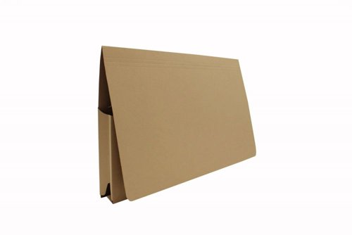 Exacompta Guildhall 50PK Full Flap Document Wallet 315gsm Buff