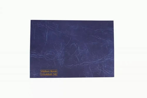 Exacompta Guildhall Loose Leaf Visitors Book Blue