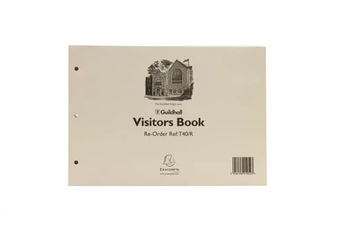 Exacompta Guildhall Loose Leaf Visitors Book Refill 50 Sheets