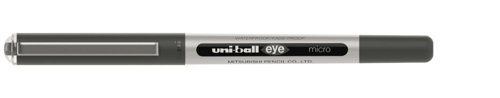 uni-ball Eye 12 Pack Black Micro Rollerball Pen 0.5mm Nib