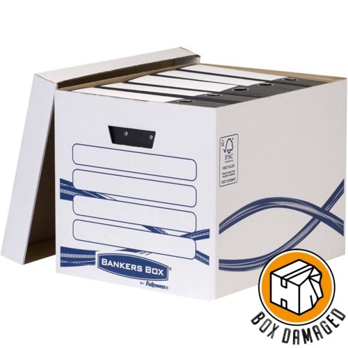 Bankers Box BOX DAMAGED - Basic Tall Storage Box Pack of 10