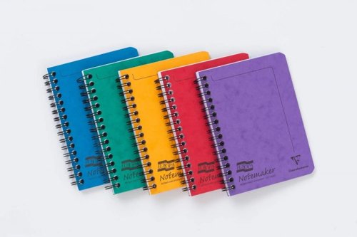 Clairefontaine Europa Notemaker A6 120 pages 90g Assorted A Pack of 10