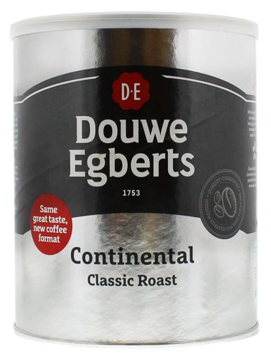 DOUWE EGBERTS 750G Rich Roast Continental Classic Tin
