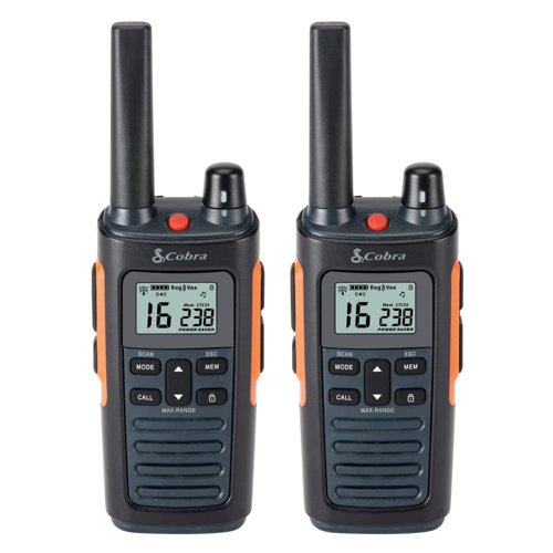 Cobra RX680 2 Way Radio 16 Channel Twin Pack