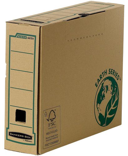 Fellowes FSC Earth Series A4 80mm Transfer File Box Pack of 20